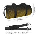 thumbnail image 4 of Bingfone Gold Glitter Gradient Print Gym Duffle Backpack for Men Women,Travel Weekender Carry-On Bags with Detachable Back Pack Straps for Traveling Overnight Climb Sports, 4 of 8