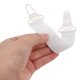 thumbnail image 2 of 16 piezas de sábana ajustable correas de sábana elástica clips de sábana de servicio pesado para sujetar cubiertas de colchón de chapa blancos, 2 of 6