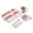 B, variant on Kitecy 6PC White Divided Plate Set,Non-Slip Split Tableware for Feeding,A,1PC