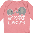thumbnail image 4 of Inktastic My Poppop Loves Me Grandkids Boys or Girls Long Sleeve Baby Bodysuit, 4 of 5