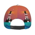 thumbnail image 3 of Lsque Lighthouse and Whale Baseball Cap Trucker Low Profile Hat Golf Dad Hat Adjustable Original Classic Unconstructed Plain Cap Men Women, 3 of 9