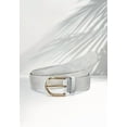 thumbnail image 2 of LASCANA Women's Metallic Faux Leather Belt, 2 of 6