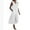 White, variant on Antinious Summer Dresses for Women,Womens Dresses for Party,Beach Dresses for Women Solid Solor V-Neck Sleeveless Button Dress And Linen,Pink,L