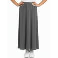 thumbnail image 6 of Girl's Stretch Knit Fit and Flare A-Line Maxi Skirt, 6 of 7