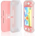 thumbnail image 4 of Grip Case for Nintendo Switch Lite, Clear White TPU Case for Nintendo Switch lite, 4 of 5