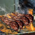 thumbnail image 1 of Baohd Non-Stick Rib Rack Iron Roasting Stand Holds 4 Rib Racks for Grilling & BBQ, 1 of 9
