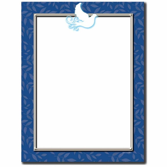 Peace Dove Letterhead Laser & Inkjet Printer Paper, 80 Sheets per Pack