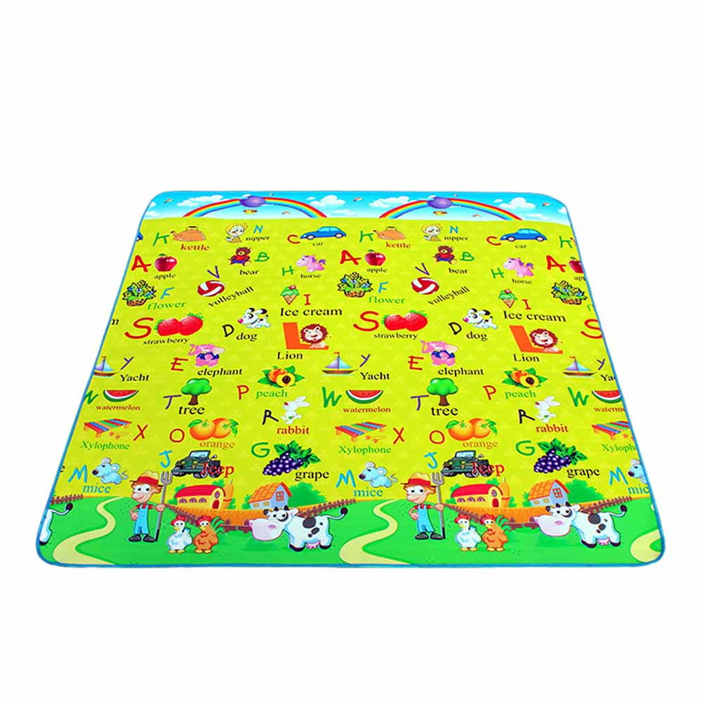 Baby Kids Game Gym Mat Activity Play Crawling Mat Floor Pad Crawling Carpet M5M9 