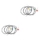 thumbnail image 1 of Soidarity Juego de cuerdas de 4 piezas, accesorios de nailon, pieza de repuesto de mejor resonancia, sonido de , cuerda de guitarra flexible para Negro U11 2Conjunto, 1 of 6