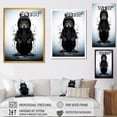 thumbnail image 4 of Designart "Elegance of Black Squirrel Silhouette" Animals Canvas Wall Art - Traditional Black Squirrel Bedroom Canvas Wall Art, 4 of 6