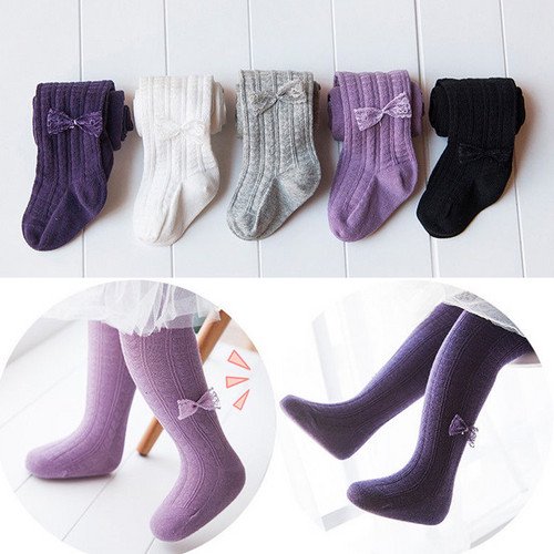 Newborn Infant Baby Girls Knitted Warm Tights Pantyhose Cute Children