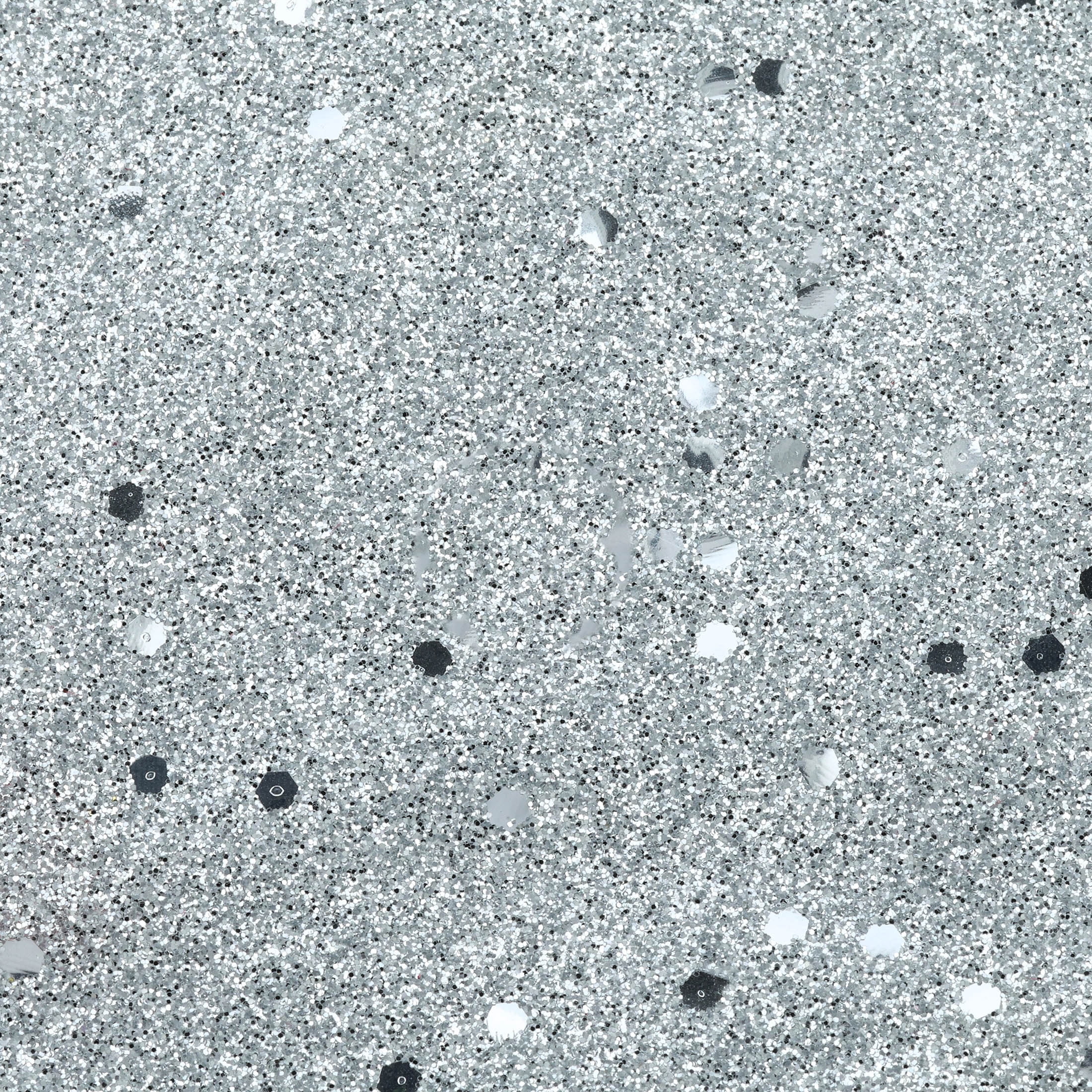 Silver Glitter Christmas Ribbon, 3.5" x 35', by Holiday Time