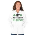 thumbnail image 4 of St Patricks Day Irish Boyfriend Zip Hoodie Sweatshirt Women Brisco Brands M, 4 of 6
