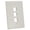 Black, variant on Quest Oversized Keystone Wall Plate, Single-Gang