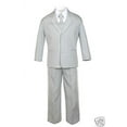 thumbnail image 6 of BABY, TODDLER & BOY WEDDING  PARTY FORMAL no tail TUXEDO SUIT LT. GRAY  S -20, 6 of 7