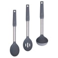 thumbnail image 4 of PTOOTP Grey Silicone Serving Spoons Set - Kitchen Utensils for Cooking and Serving, , Easy to Clean, 4 of 8