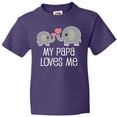thumbnail image 3 of Inktastic My Papa Grandpa Loves Me Youth T-Shirt, 3 of 5