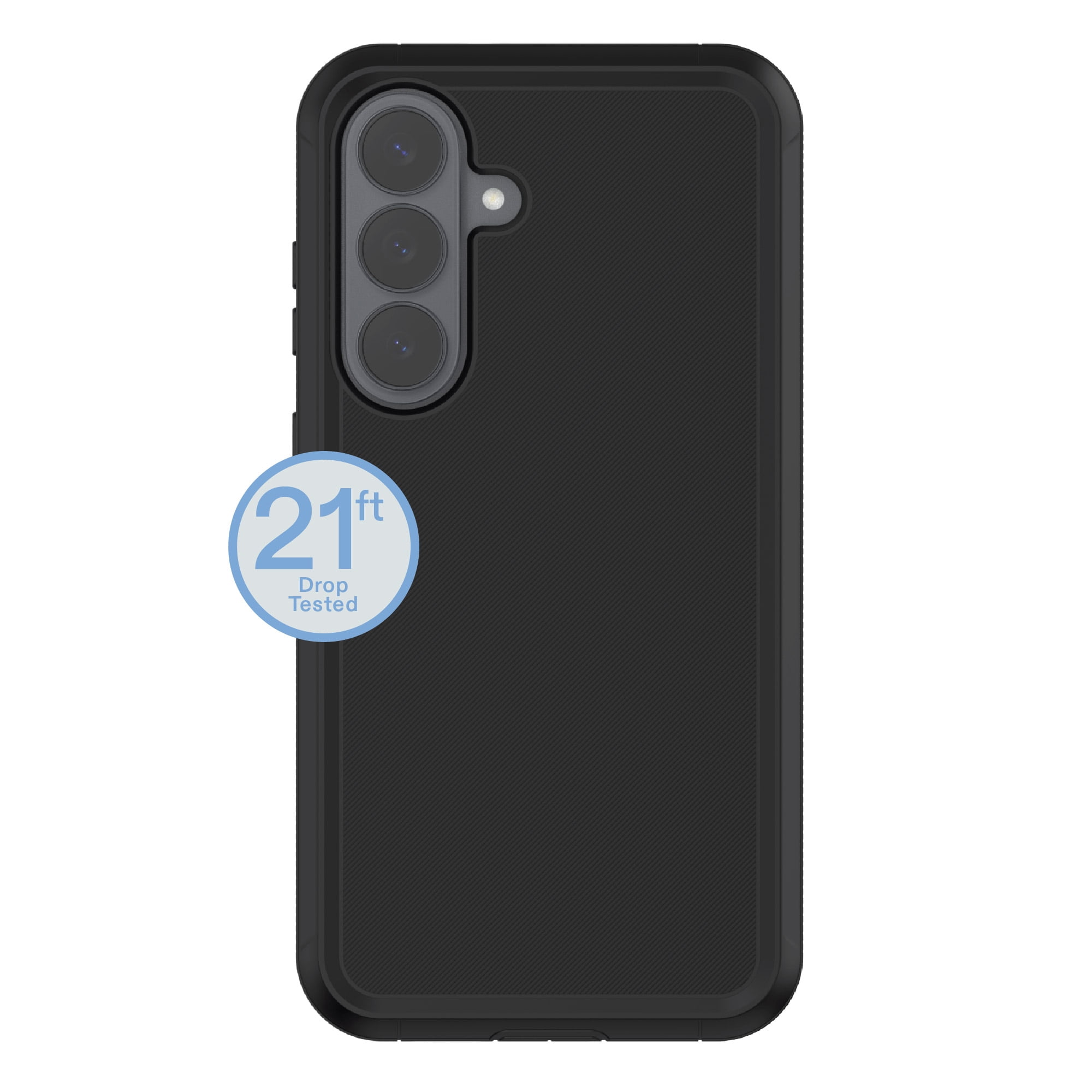 onn Rugged Phone Case for Samsung Galaxy S26 FE / S25 FE - Black