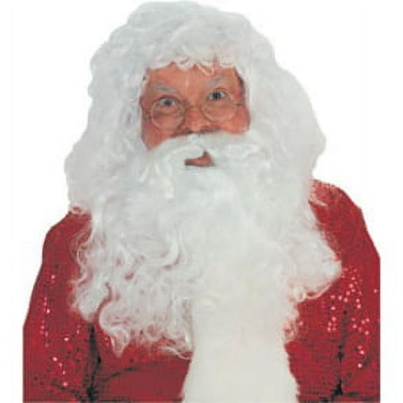 Deluxe Santa Beard And Wig Set