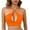 Orange-09, variant on Mittory Women's Workout Sports Bras Longline Criss Cross Back Yoga Running Workout Bra Crop Tops