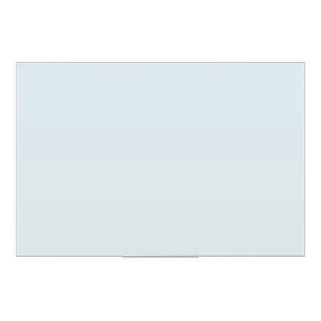 Floating Glass Dry Erase Board, 72 x 48, White