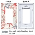 thumbnail image 3 of Yayeee Rocker Switch Wall Plate 1-Gang 4.6"x2.9" Home Decorative Outlet Cover, Starfish Seashell, 3 of 6
