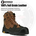 thumbnail image 6 of ROCKROOSTER Woodland - Men's Composite Toe Waterproof Work Boots for Construction, Landscaping, Maintenance, Transportation and Utilities AK669-9.5, 6 of 7