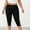 Black, variant on Plus Size Swim Pants for Women Swim Capris High Waisted Swim Leggings UPF 50+ Long Swim Shorts