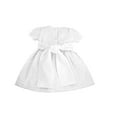 thumbnail image 3 of Infant, Baby Girl Dress Embroidered White Cotton Puffed Sleeve Dress, Bonnet, and Bloomers, 3 of 3