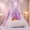 Dome-purple/White, variant on Double Layer Princess Round Dome Canopy Bed Curtain for Girls Adults,Children Dreamy Mosquito Net,Cute Bedroom Decoration Castle Play Tent Reading Nook Canopies(Dome-Double Black)