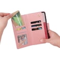 thumbnail image 5 of Compatible with Samsung Galaxy A14 5G Case Wallet with RFID Blocking Card Slot Flip Leather Zipper with Strap Protective Phone Case for Samsung Galaxy A14 5G Wallet Case(Pink-6.6 inch), 5 of 7