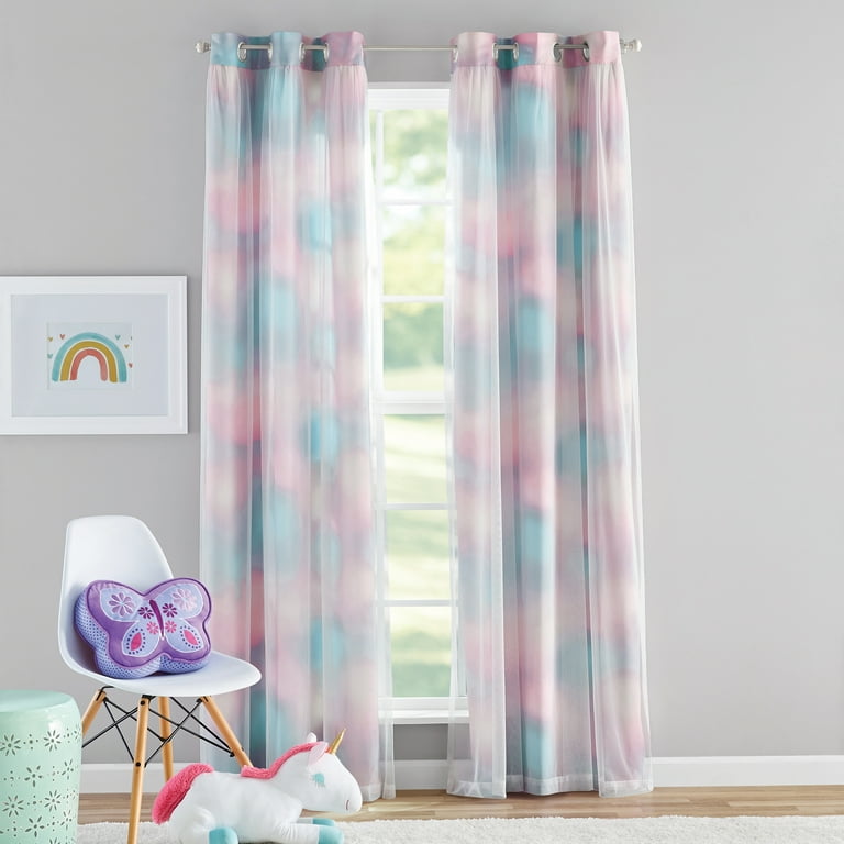 Pastel Tie Dyed Curtain Panels Pastel Tie Dyed Curtain Panels