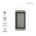 thumbnail image 3 of KitchenAid Nonstick Aluminized Steel Nonstick 9x5-inch Bread Loaf Pan, Contour Silver, 3 of 8