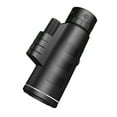 thumbnail image 1 of MasteelfCA 40x60 Multipurpose Telescope Monocular Telescope Zoom Scope with Compass for Phone (Black), 1 of 8