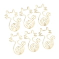 thumbnail image 3 of Gold Paper Clips, Widely Used Durable Metal Mini Paper Clips  For Home Cat, 3 of 8