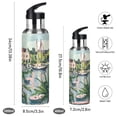 thumbnail image 2 of Yayeee 20oz Insulated Water Bottle Double Wall Stainless Steel with Flip Straw Lid, Window Plants, 2 of 7