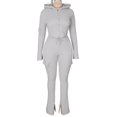 thumbnail image 2 of Ailaofu Women's Tracksuit Zip-Up Hooded Jacket and Matching Pants, 2 of 5