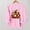 Pink, variant on Molidfa Women’s Oversized Crew Neck Kawaii Ghost Pumpkin Halloween Long Sleeve Sweatshirt