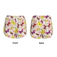 thumbnail image 4 of Disketp Butterflies and Vintage Print Women's Shorts Workout Shorts for Athletic Gym Running Shorts with Phone Pockets X-Large, 4 of 8