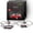 Red, variant on Flashtech RGB Angel Eye LED Halo Ring kit with RF Remote for 2004-2009 Mazda 3 Headlights