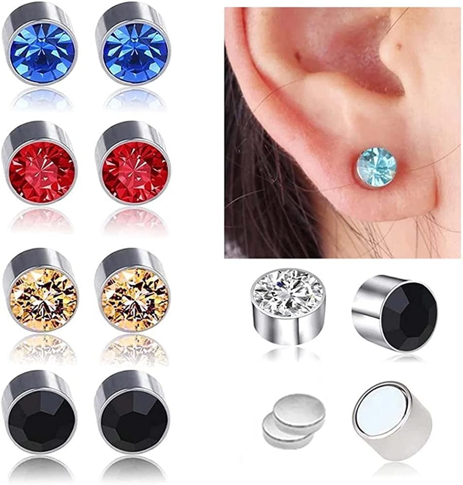 SUMMER Bio Magnetic Slim Ear Stickers Nose Piercing Supplies