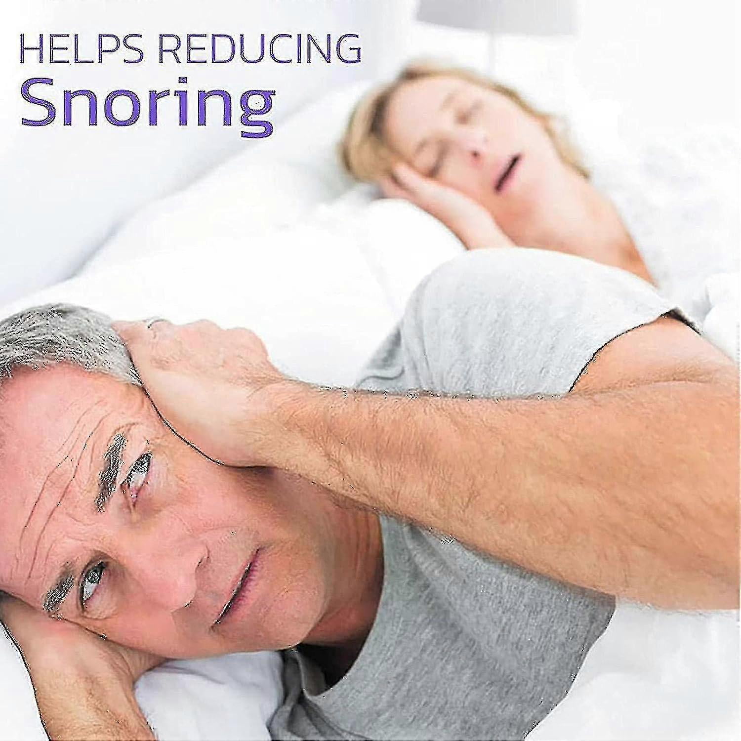 Sleep Apnea Device, Portable Apnea Device, Anti-Snoring Chin Strap to Help You Get a Pure Sleep, for Men and Women.