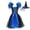 j41-J, variant on LIIPEE Halloween Dress Up Party Dresses For Girls Sleeveless Mesh Performance Gown With Hat Kids Cute Comfortable Dress,10-12 Years