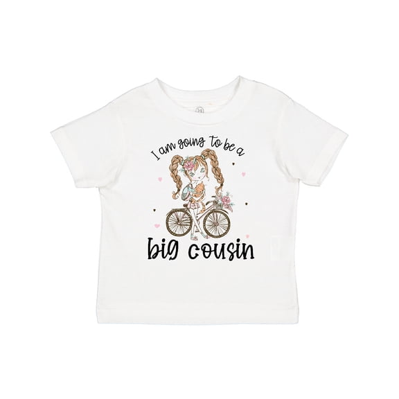 Inktastic Stick Girl I Am Going to Be a Big Cousin Boys or Girls Toddler T-Shirt