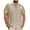 Khaki -BQ17, variant on Inglocry Men's Linen Short Sleeve Shirts Cotton Casual Lightweight Button Down Shirt Beach Vacation Summer Tops with Pocket White S