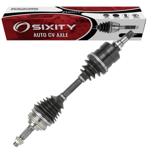 Sixity Front Left CV Axle compatible with Toyota Corolla 1993-2002 - Driver Side Complete Axle Shaft Assembly
