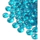 Grisun Perles de Verre de Feu Bleu Caraïbe pour Foyer, 1/2 Pouce Rond Roches de Verre Sarcelle pour Foyer Naturel Ou au Propane, – image 3 sur 5