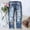 Navy, variant on Women's Easter Denim Jeans Fashion Festive Print Distressed Ripped Casual Denim Pants Slim Fit Holiday Theme Stretchy Trousers Stylish Spring Streetwear for Ladies Blue Size 2-16
