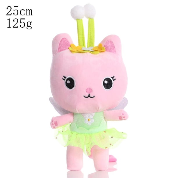 Casa de muñecas de peluche para niña, juguete de dibujos animados, Gabby Mercat, princesa, pez, animales de peluche, gato sonriente, coche, gato, abrazo, regalo para niños zhangyuxiang unisex