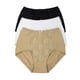 thumbnail image 3 of Paquete de Pantaletas Gota de Rocío Modelo 2710, Estilo Faja pantaleta, Colores Básicos, 3 of 5